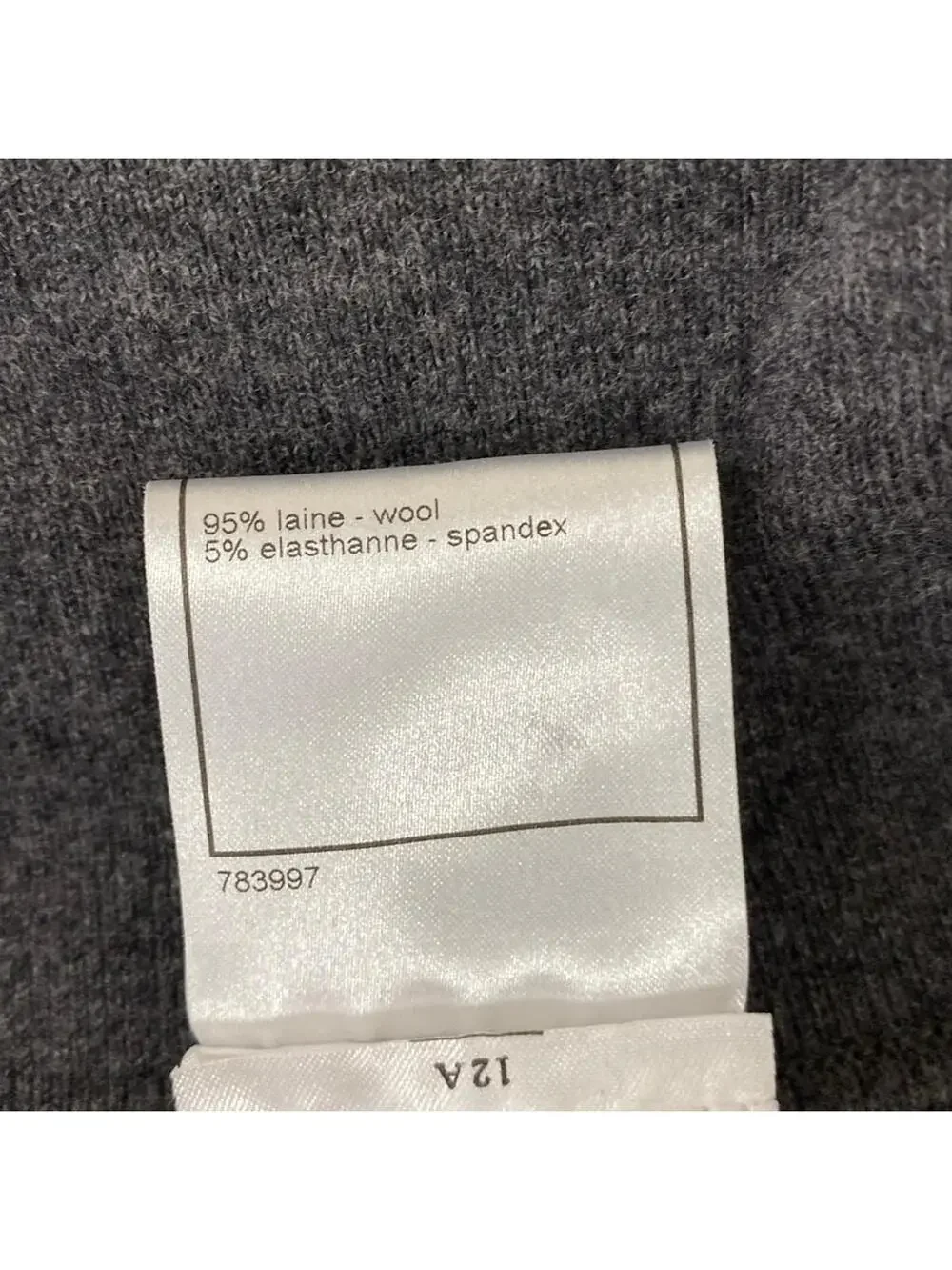 Chanel Dark Gray Navy [Outer Material] #299965C91B